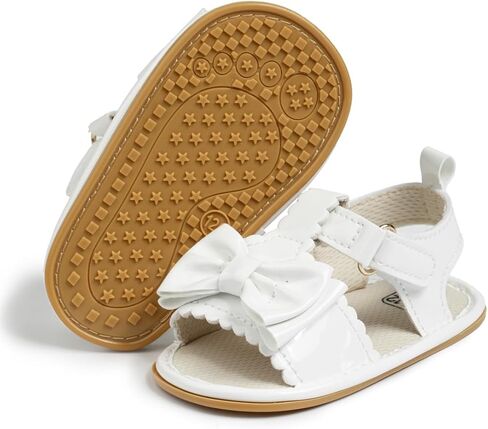 KIDSUN Baby Infant Girls Boys Sandals Non Slip Rubber Sole Summer Beach Outdoor First Walker Crib Shoes in Kuwait