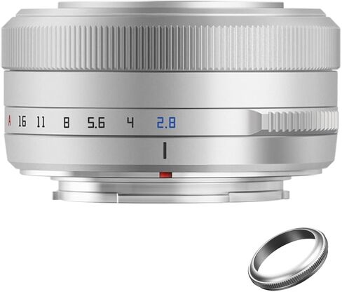 Ttartisan 27 مم F2.8 عدسة ضبط تلقائي ، متوافقة مع كاميرات Fuji X-Mount XS10 X-A5 X-A7 X-M1 X-M2 X-E4 X-T1 X-T10 X-T2 X-T20 X-T3 X-T4 X -T100 X-T200 X-T30 X-Pro1 X-Pro2 X-Pro3 X-E1 (أسود) in Kuwait