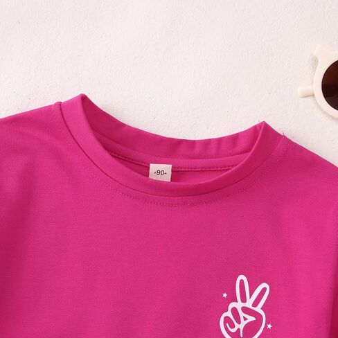 Two Cool Birthday Shirt 2nd Birthday Girl T-Shirt 2 Year Old Toddler Girls Second B-Day Party Short Sleeve Tops in Saudi Arabia