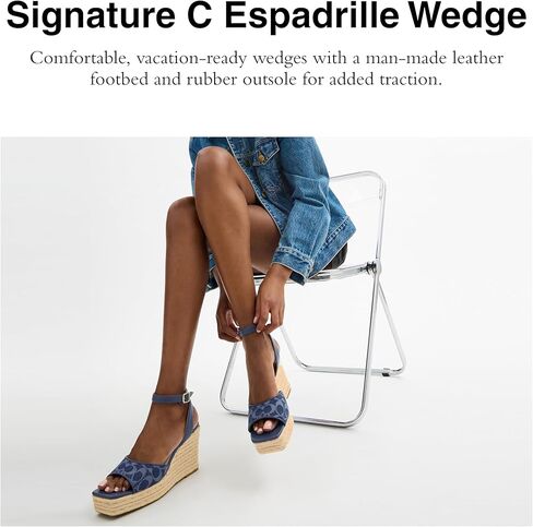 Coach Women's Espadrille Wedge Platform in Saudi Arabia