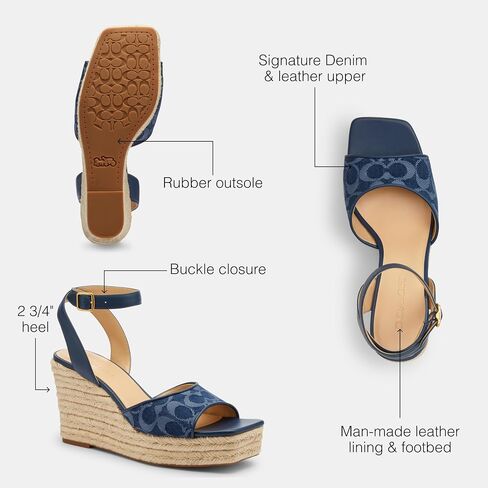 Coach Women's Espadrille Wedge Platform in Saudi Arabia