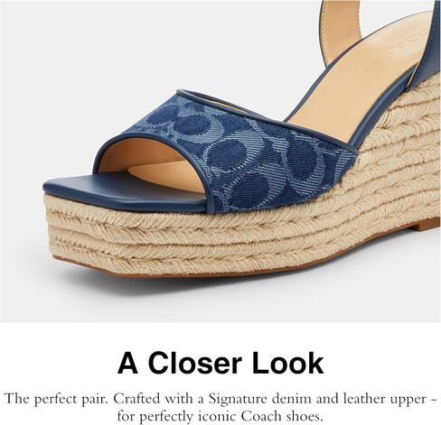 Coach Women's Espadrille Wedge Platform in Saudi Arabia