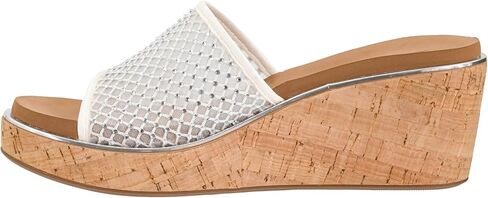 Corkys Footwear Women's Lets Mesh Around 2.5-Inch Wedges - Featuring A Single Mesh Strap With Rhinestones, All-Day Comfort With EVA Insoles, And A Stylish Design for Every Occasion in Saudi Arabia