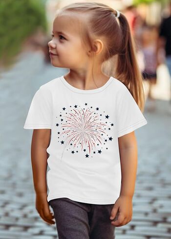 4th of July Shirts Toddler America Flag Tee Patriotic Tops Loves Jesus and American T-Shirt USA Red White Blue T Shirt in Saudi Arabia