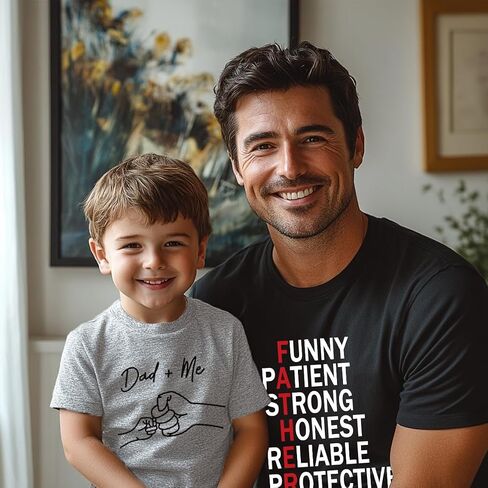 Mrocioa for Dad from Daughter Son Daddy is My Hero Toddler Boy Girl Kids T-Shirt in Kuwait