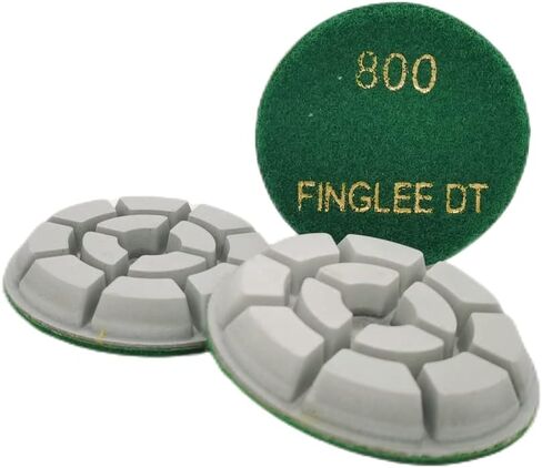 3pcs 3inch منصات تلميع الماس ، ل terrazzo الخرسانة الرخانية الجرانيت ، وسادات طحن تجديد الأرضية (Grit800) in Kuwait