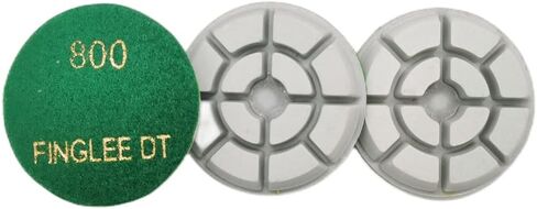 3pcs 3inch منصات تلميع الماس ، ل terrazzo الخرسانة الرخانية الجرانيت ، وسادات طحن تجديد الأرضية (Grit800) in Kuwait