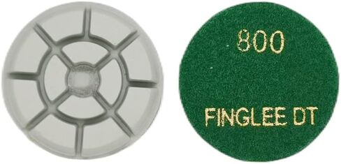 3pcs 3inch منصات تلميع الماس ، ل terrazzo الخرسانة الرخانية الجرانيت ، وسادات طحن تجديد الأرضية (Grit800) in Kuwait