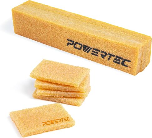 POWERTEC Abrasive Cleaning Stick Set 4", 8-1/2", 12" for Sanding Belts & Discs | Natural Rubber Eraser - Woodworking Shop Tools for Sanding Perfection in Saudi Arabia