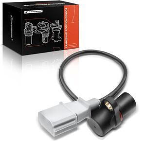 A-Premium Engine Crankshaft Position Sensor Compatible with Audi A3 2006-2008, A4 2005-2009, TT Quattro & Volkswagen Beetle 2001-2005, Passat 2006-2008, Jetta, Eos, Golf R, GTI, Replace# 06A906433L