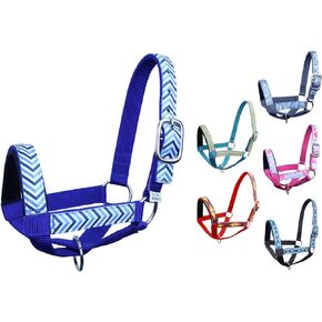 Double Layer Heavy Duty Padded Overlay Printed Nylon Cow Halter