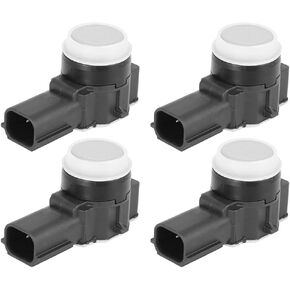 X AUTOHAUX 4pcs 52050134 Car Bumper Gray PDC Parking Reverse Sensor for Chevrolet Silverado Tahoe for GMC Sierra for Buick for Cadillac