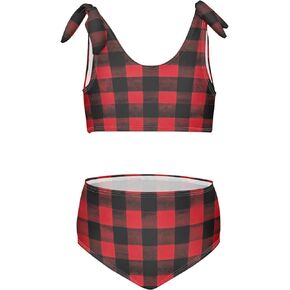 Toddler 2 Pieces Bikini Set Cute Frog Mushroom Swimsuits for Girls Size 3T 20246923