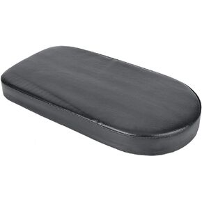 Comfortable Bike Seat Bicycle Rear Manned Cover Cushion Replacement Bicycle Saddle Universal Soft Pad Lightweight Back Mount Seatpost Accessory for Comfort Men Women (Semi Circle seat Plate (Black))