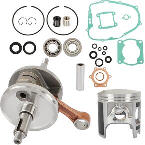 labwork CrankShaft Main Bearing Oil Seal Kit Piston Gasket Kit Replacement for Yamaha Blaster 200 YFS200 1988-2006 93102-25331-00 2XJ-11631-01-97 93306-30556-00