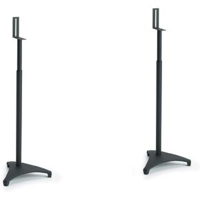 Sanus Systems EF-SATB Euro Foundations Adjustable Satellite Speaker Stands, Black (Pair) in Kuwait