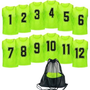 Basketball Jersey，Pinnies Adult，Scrimmage Vests for Kids Soccer Training Equipment