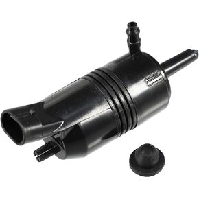 ACROPIX Windshield Washer Motor Pump with Grommet for Buick Regal - Pack of 1 Black