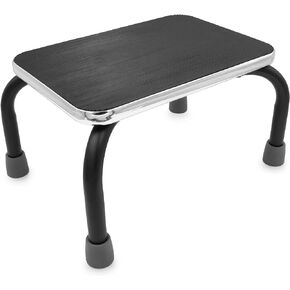 DMI Step Stool for Adults and Seniors, Heavy Duty Metal Stepping Stool for High Beds, Portable Foot Step Stool for Elderly, 250 lb Weight Capacity