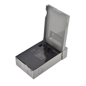 60 Amp AC Disconnect Box Outdoor 120/240 Volt 2 Pole 1 Phase 3wire Non-Fused UL Listed Grey
