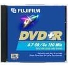 FUJI DVD+R FUJI/3 4X اكتب مرة واحدة DVD+r مع حافظات الجوهرة