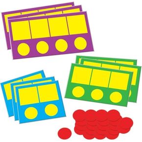 Really Good Stuff 305764 Phonemic Awareness Magnetic Sound Box Mats & Chips