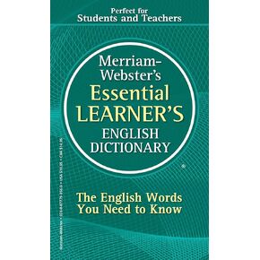 قاموس اللغة الإنجليزية الأساسي للمتعلم من Merriam-Webster، أحدث إصدار، غلاف ورقي للسوق الشامل (إصدار باللغة الإنجليزية والإسبانية ومتعدد اللغات)