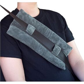 Mastectomy Seat Belt Pillows, Heart Surgery Seatbelt Pillow Protectors, Car Interior Seat Belt Accessories for Chest Chemo Port, Pacemaker Bypass, Hysterectomy Recovery (Gray)