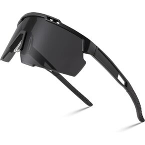 FEISEDY Sports Sunglasses for Men and Women, UV400 Protection Cycling Goggles Golf Baseball Driving Fishing B0022