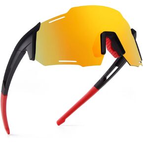 Sports Polarized Sunglasses for Men and Women, UV 400 Protection Sunglasses Anti-Ultraviolet for Cycling