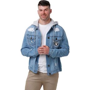 FOCO Men's NFL Team Logo Denim Days Jacket