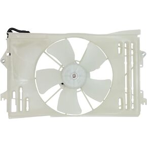TYC 620630 Cooling Fan Assembly Compatible with 2003-2008 Toyota Matrix , Black