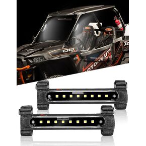 مصابيح داخلية من SUNPIE UTV Dome Light Universal Roll Bar Lights متوافقة مع UTV Polaris (RZR) Honda (Talon/Pioneer) Can Am Kawasaki (Teryx/Mule) عربة جولف Yamaha Wrangler مع شريط لف 1.25 بوصة إلى 2 بوصة in Kuwait