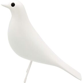 Mid-Century Home Decor House Bird - Office Decor Desk Dove Ornament Arts Gift (Black)