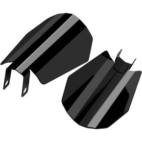 Motorcycle Handguards Coffin Cut Hand Guards Windshield Vivid Black Replacement for Harley Davidson Touring Sportster Road Glide Street Glide Road King Electra Glide Bagger 2007-2023（Large