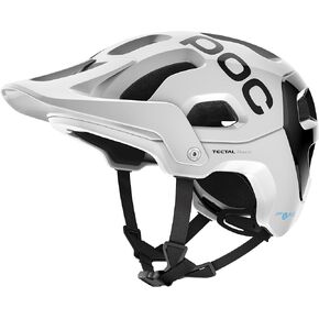 POC, Tectal Race Spin, Helmet for Mountain Biking, Hydrogen White/Uranium Black, M/L