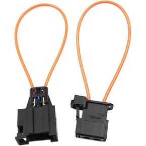 Fiber Most Optical Optic Loop Bypass Male and Female Adapter Compatible with Ben-z A-u-d-i Merce-des B-M-W Por-sche Radio and Audio