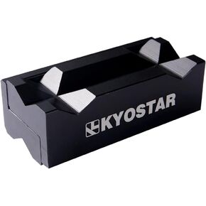 Kyostar الألومنيوم 4 "ملزمة فكي إدراج وسادة مع المغناطيسي، ملزمة فكي كتلة أدوات المشبك لتركيب خرطوم الوقود 3AN إلى 32AN أسود