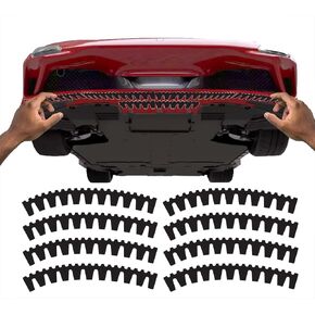 Scrape Protector 8 Piece Universal Scrape Guard Bumper Protection Anti Scratch kit for Low Cars, Carbon Fiber Splitters, Aftermarket Front Lip Skid Plates DIY Kit in Saudi Arabia
