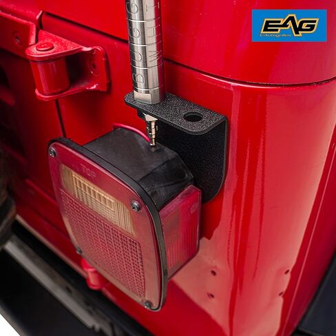 دعامة تثبيت هوائي CB للباب الخلفي التلقائي من EAG (جانب الركاب) لـ 1976-2006 Wrangler TJ/YJ/CJ in Kuwait