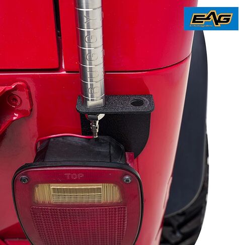 دعامة تثبيت هوائي CB للباب الخلفي التلقائي من EAG (جانب الركاب) لـ 1976-2006 Wrangler TJ/YJ/CJ in Kuwait