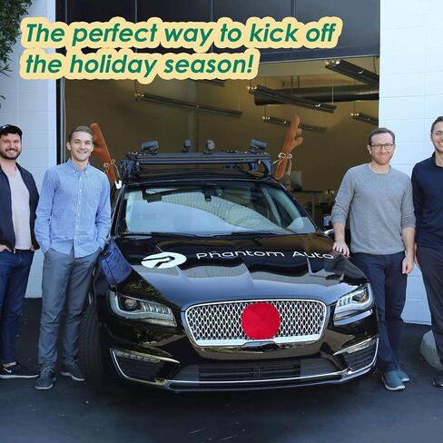 Upgraded Car Reindeer Antler Kit Christmas Rudolph Auto Decorations, Rudolph Auto Accessories with Tail, Nose - Add Holiday Spirit in Saudi Arabia