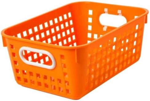 Really Good Stuff Medium Plastic Book Baskets, 11" by 7½" by 4½" - 6 Pack, Group Color | Versatile Storage Solution for Classroom, Home and Office l Toy Storage, Multi-Purpose Organizer Basket in Saudi Arabia