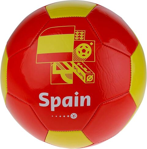 Capelli Sport ‎FIFA World Cup Qatar 2022 Team Spain Soccer Ball Souvenir Display, Officially Licensed Futbol for Youth and Adult Soccer Players, Red in Saudi Arabia