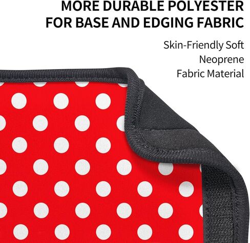Red White Polka Dot Seat Belt Cover Fits Cars Trucks SUV Sedans Air Permeability Car Seatbelt Strap Cover, Auto Interior Accessories Protector in Kuwait