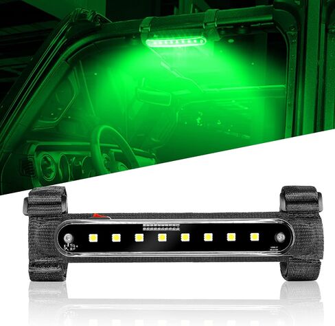 SUNPIE Dome Lights for UTV Universal Roll Bar Interior Lights w/White&Red Compatible with Polaris(RZR/Ranger/General) Honda(Talon/Pioneer) Canam Kawasaki(Teryx/Mule) Golf Cart Yamaha Wrangler in Saudi Arabia