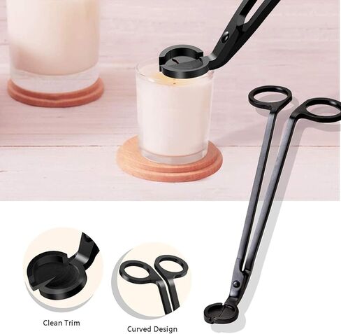 Candle Wick Trimmer, Candle Cutter Stainless, Candle Wick Cutter, Steel Wick Clipper Scissor Candle Tool for You to Safely Remove The Cut Wick, controllable The Candle Flame and Cleaner Burn in Kuwait