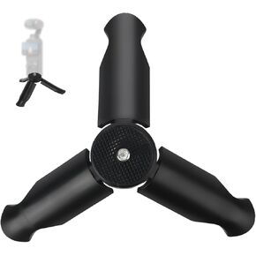 Mini Tripod for DJI Osmo Pocket 3 & 2 Camera, Portable Tripod Stand for Desktop Tabletop Tripod Mount for Selfie Stick Various Filming Equipment Accessories (Black)