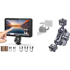 NEEWER F700 7" Camera Field Monitor, 2000nit HD 1920x1080 IPS Touch Screen with 3D LUT, Lightweight Magic Arm Included