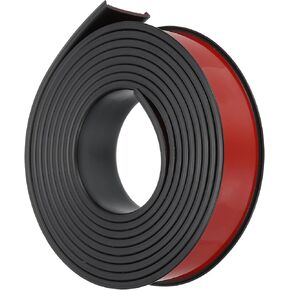 PATIKIL TPE U-Shape Edge Banding, 1-1/4 Inch x 9.8ft Self Adhesive Flexible Veneer Edging Trim Furniture Edge Protector for Shelf Cabinet Table Repair Restoration, Black